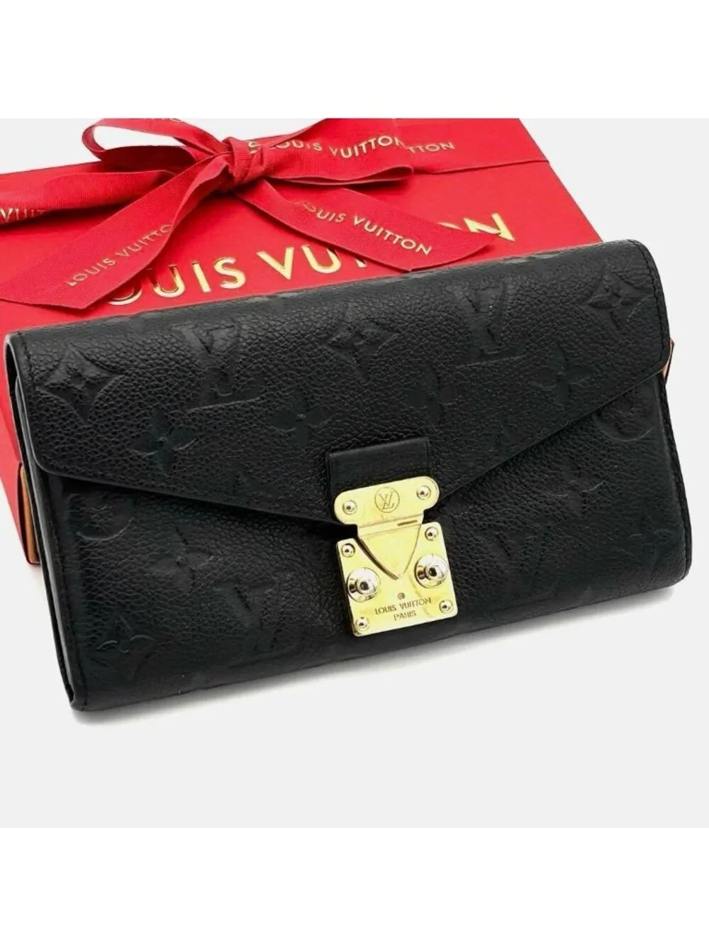 Louis Vuitton Wallet Monogram Empreinte Portefeuille Sarah Metis